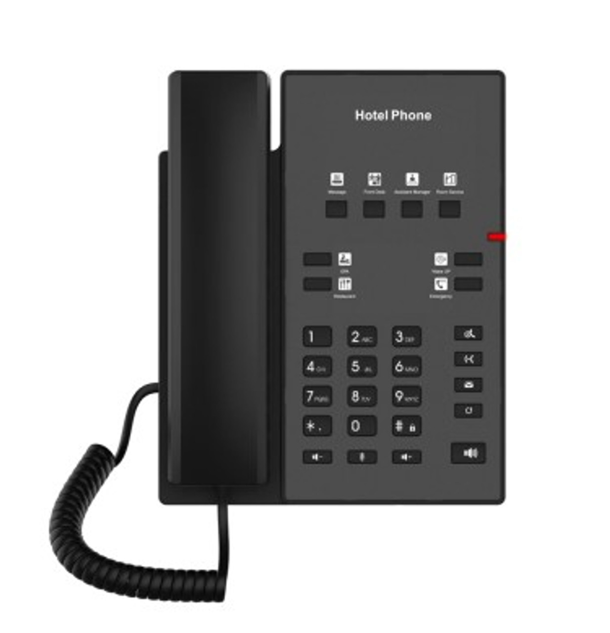 Line Programmable Key On Phone Fanvil - Hotel Phone, 2 SIP lines, 8 Programmable keys, HD Voice, PoE ...